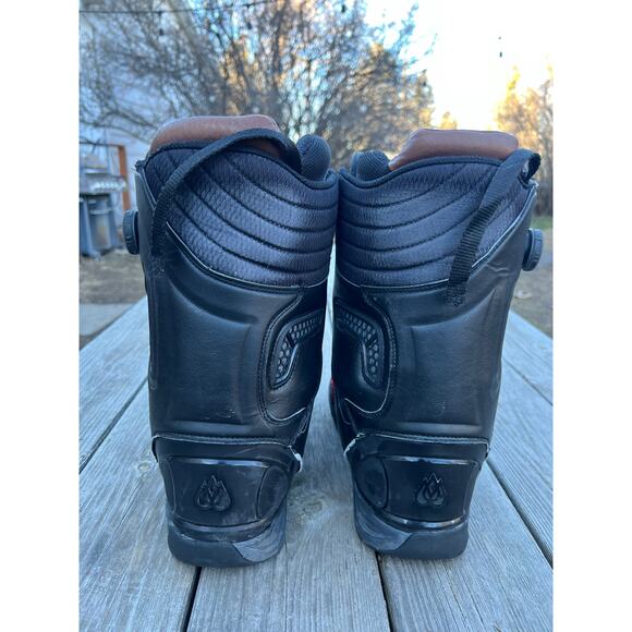 DC Travis Rice double Boa Snowboard Boots 2018 mens 13 black winter snow READ! main image 6